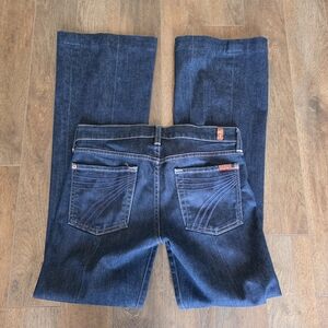 7 For all mankind dojo flare jeans size 27